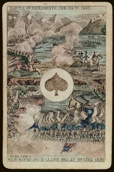Playing Card: Ace of Spades by American School